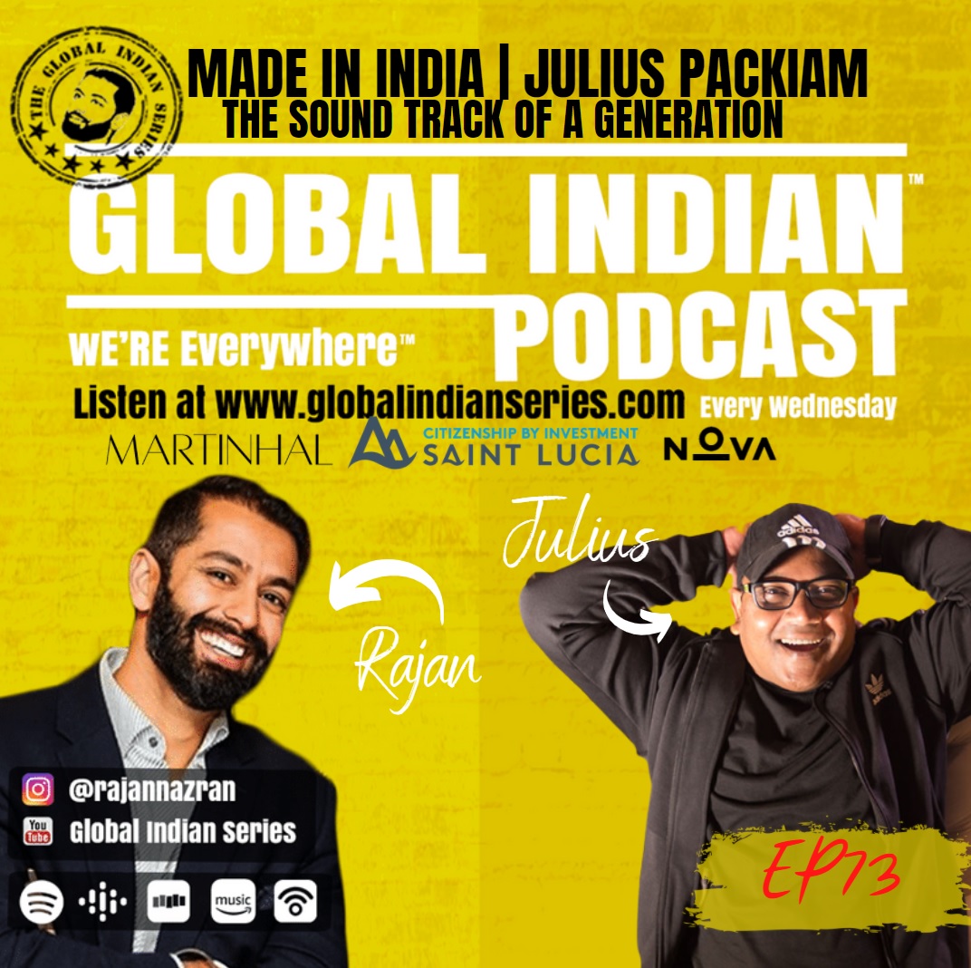 Julius Packiam with Rajan Nazran Global Indians