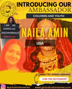 Naila Amin joins the Global Indian Ambassadors program 
