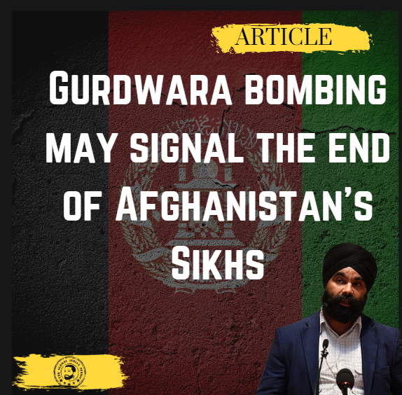 Fate of Sikhs in Afghanistan