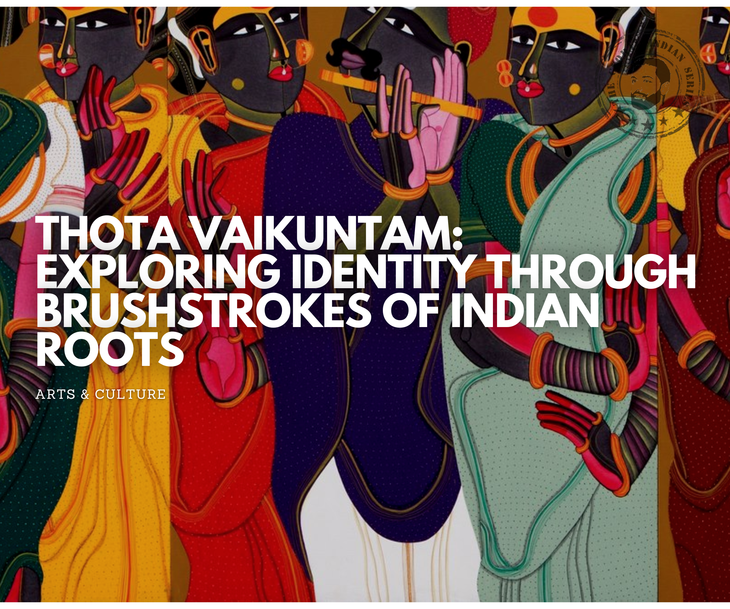 Vaikuntam Ravi is a reputed painter and first received acclaim for his early works that were deeply rooted in folk traditions. Today, his work explores his own journey of finding identity..